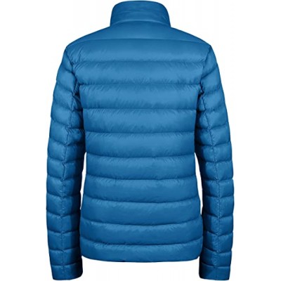 Синий женский складной легкий куртка-котелок