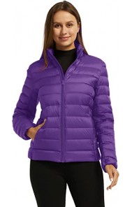 Фиолетовый женский складной легкий куртка-котелок