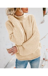 Женская свитер с высоким воротником, большой размер, с длинными рукавами и капюшоном