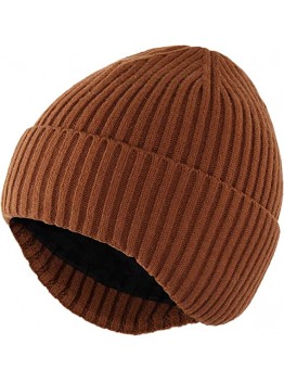 Кофта для повседневного ношения мужского цвета коричневого с капюшоном и ушными панелями