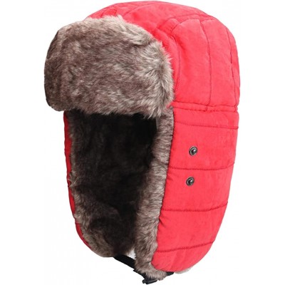 Красная кавалерийская шапка, зимняя теплая охотничья шапка с маской и ушами