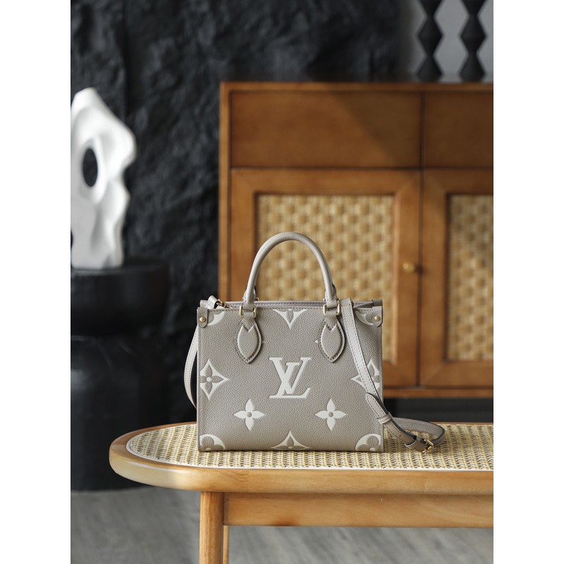 Louis Vuitton onthego Small Elephant Grey M45779 women's bag Louis Vuitton onthego Small Elephant Grey M45779 women's bag