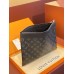Louis Vuitton Black Flower Pochette Apollo Men's Handbag